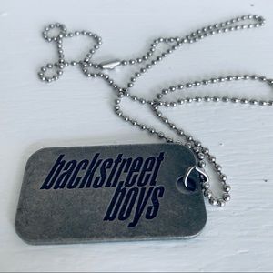 Backstreet Boys Millennium Tour Dog Tag Chain